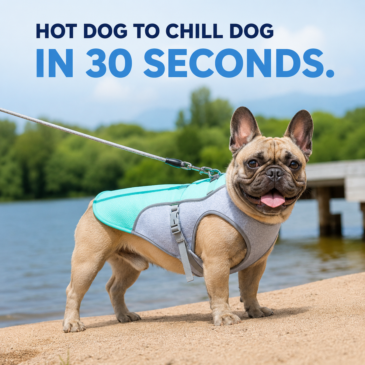 Coolpup Vest — Breathable Summer Coat for Hot Days 2.0